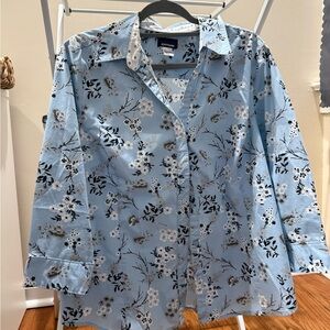 Floral Blue women’s Shirt